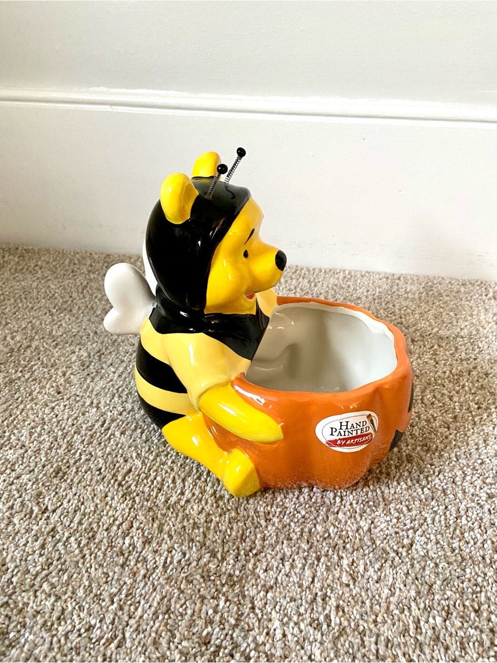 NWT Disney Winnie the Pooh Bumble Bee Halloween Candy Dish Bowl - Picture 8 of 15